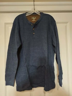 HENLEY HOMBRE MOUNTAIN LAKE NAVY, TALLA GRANDE, EXCELENTE ESTADO Foto 1 de 2