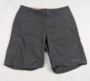 Patgaonia Wavefarer Walk Shorts Mens 32 Gray Outdoor Performane Drawstring - Picture 1 of 9