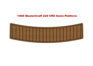1995 Mastercraft 225 VRS Swim Platform Pad Boat EVA Foam Teak Deck Floor Mat - Picture 1 of 23