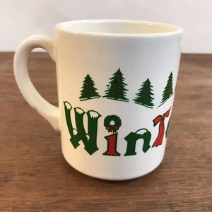Taza de café con letras ilustradas Winterfest (C12) - Imagen 1 de 6