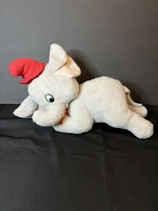 Knickerbocker Walt Disney Dumbo Plush Doll Toy 1976 Red Hat Circus - Picture 1 of 17