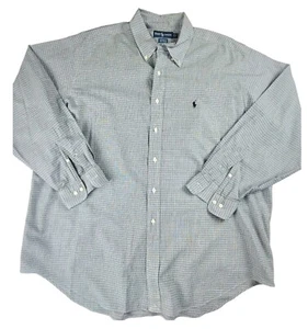 Vintage POLO Ralph Lauren Shirt Mens 17.5 34/35 Yarmouth Oxford Button Up. - Picture 1 of 8
