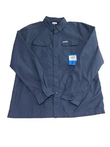 Columbia Lined Shirt Men’s M Landroamer Snap Button Dark Mountain AM6702-478 NWT - Picture 1 of 9
