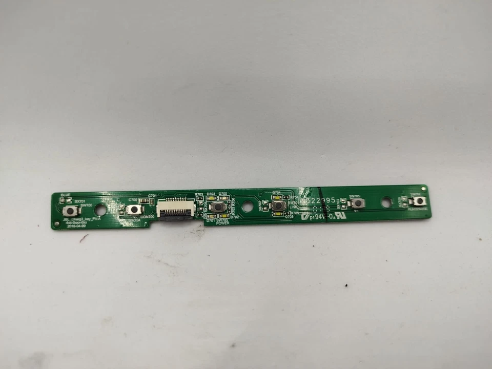 JBL Charge 3 Tragbares Lautsprechersystem - Knopfplatine Ersatzteil - Bild 1 von 1