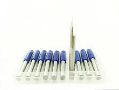 Tungsten Solid Carbide 1/8 3.175/4/6mm Metal Engraving Bit 0.1mm/0.2mm Router - image 1 of 2