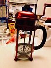 Red bodum french press coffeemaker 4 cups