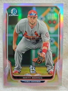 2014 Bowman Chrome Refractors #82 Matt Adams - Bild 1 von 6
