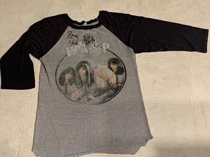 W.A.S.P. SIGNED The Last Command 1986 TOUR SHIRT Randy Piper Blackie Lawless - Picture 1 of 17