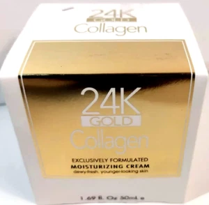 Colágeno Oro 24k Formulado Exclusivamente ~ Crema Hidratante 1.69 fl oz Nuevo en Caja - Imagen 1 de 4