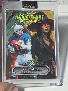 2025 Wild Card Haunted Hits Multi Sport Dan Marino Monster Hit 1/1 Witch Cross  - Picture 1 of 5