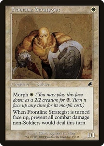 (3x) FRONTLINE STRATEGIST - Scourge – MTG Magic the Gathering Card - Common - Picture 1 of 5