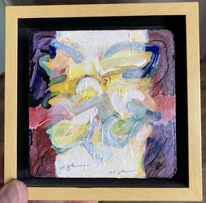 Gelisteter Santa Barbara Künstler Wesley R Johnson (1934-2017) Selbstporträt? Ca - Bild 1 von 8
