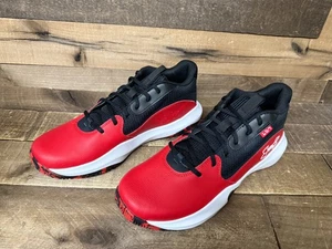 ⚡️ Under Armour Men's Lockdown 7 Basketball Shoes Red/Black US Size 14 NEW ⚡️ - Picture 1 of 6