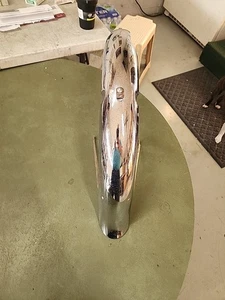 1970s SCHWINN STINGRAY APPLE ORANGE KRATE CHROME SAFETY EDGE REAR FENDER L$$K - Bild 1 von 24