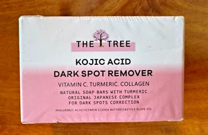 2pcs Kojic Acid Dark Spot Remover Soap Bars Vitamin C Retinol Collagen Turmeric - Picture 1 of 4
