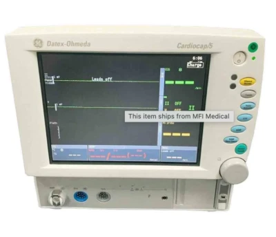 GE Datex-Ohmeda CardioCap/5 - Spo2, ECG, NIBP - Same Day Shipping - Image 1 of 4