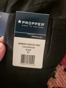 NEW NWT Propper Womens Edgetec Pant black8 Regular 8R uniform soil resist - Picture 1 of 10