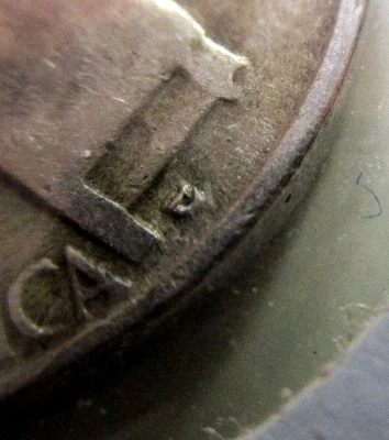 RARE - TRIPLE STRIKE-1946 D/D Jefferson Nickel  D/ OVER INVERTED /D - CIRCULATED - Image 1 of 4