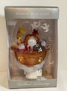 Holiday Night Light Noah's Ark Night Light Dillard's Trimmings Santa Animals - Picture 1 of 11