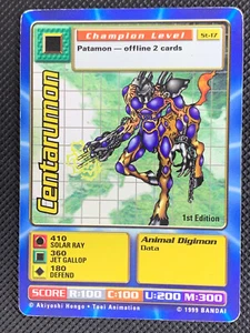 Centarumon St-17 1st Edition Digimon Bandai 1999 NonFoil  - Picture 1 of 4