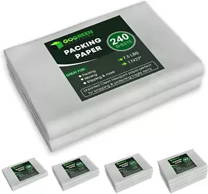 Packing Paper for Moving - 240 Newsprint Paper Sheets for packing supplies -7.5. - Picture 1 of 7