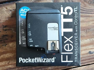 PocketWizard FlexTT5 Transceiver Radio Canon DSLR E-TTL II System EXC+ - Picture 1 of 3