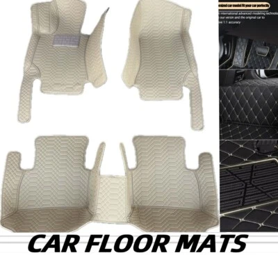 For Jaguar Car Floor Mats XJ-L 2003-2009 Liner Waterproof PU Leather All Weather - image 1 of 4