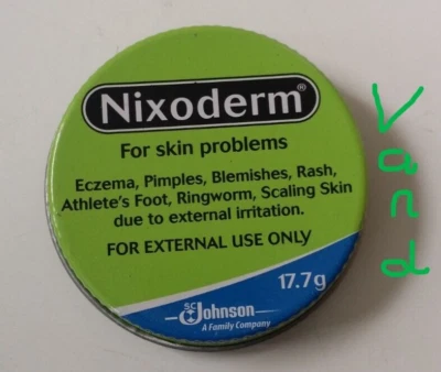 JOHNSONS Nixoderm for Skin Problems Ezcema Pimples Blemishes Rash-External Use Only 17.7g