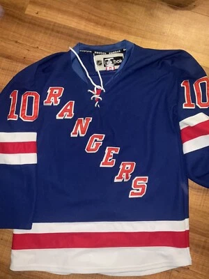 Camiseta New York NY Rangers Marian Gaborik Reebok con correa de lucha talla 50  Foto 1 de 4