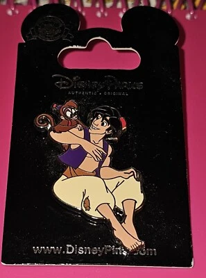 迪士尼徽章阿拉丁和阿布正品全新卡免运费 — 第 1/3 张图片