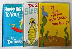 Vintage Dr Seuss  Hardcover Book Lot Of 3 Book Club Edition See Pics For Titles - Imagen 1 de 12