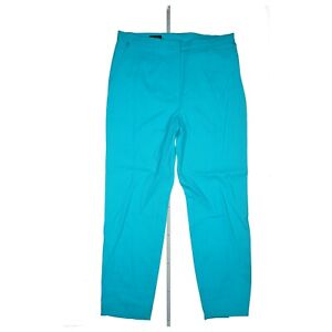 ESCADA Femmes Chino Pantalon en Tissu Haut Taille Luxe Stretch Gr. 42 XL W32
