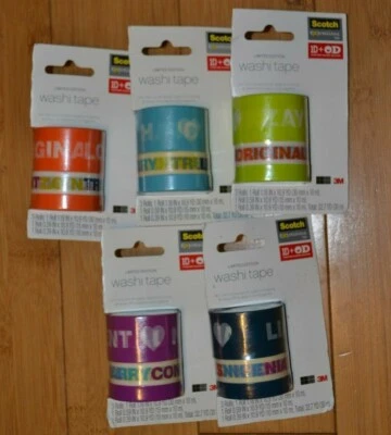 One Direction 1D Office Depot Against Bullying WASHI TAPE Harry Zayn Louis Liam - Image 1 of 4