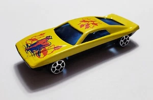 Retro Soma Intl. Yellow Mountain Lion Metal Race Car 1/64 Made in China - Picture 1 of 8