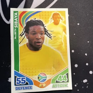 Match Attax World Cup 2010 Football Card - MacBeth Sibaya South Africa - Picture 1 of 2