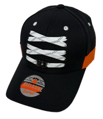 Zephyr NHL Philadelphia Flyers "Lacer” Curved Bill Snapback Hat Brand NWT - Image 1 of 4