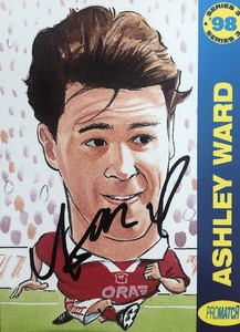 Barnsley Ashley Ward Hand Signed Pro Match 1998 Trading Card