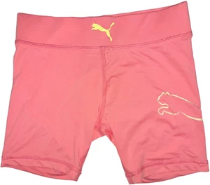 PUMA GIRL'S Medium 8/10 Athletic Shorts Pink - Picture 1 of 1
