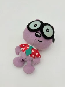 Wow Wow Wubbzy Plush TY Beanie Babies Walden Purple Stuffed Toy Glasses Red - Picture 1 of 8