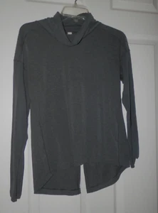 Lululemon Turtleneck Tee Shirt Long Sleeve Stretch Tie Back sz 4 SG - Picture 1 of 3