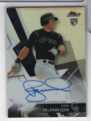 Ryan McMahon Rockies 2018 Topps Finest AUTO #FA-RM 080921MLCD25 - Image 1 of 2