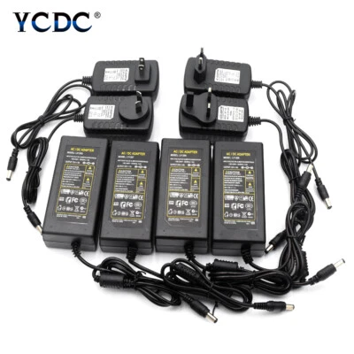 100-240V AC to DC Netzteil Ladegeräte Transformator Adapter 5V 12V 24V Output 1 - Bild 1 von 4