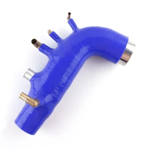 Silicone Turbo Inlet Intake Hose Blue For Suburu WRX 2008-2014 GE GH GR GV EJ25 - Picture 1 of 10