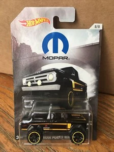 Neu 2018 Hot Wheels Mopar '70 DODGE POWER WAGON schwarz 8/8 GOOD CARD Metall/Metall - Bild 1 von 8