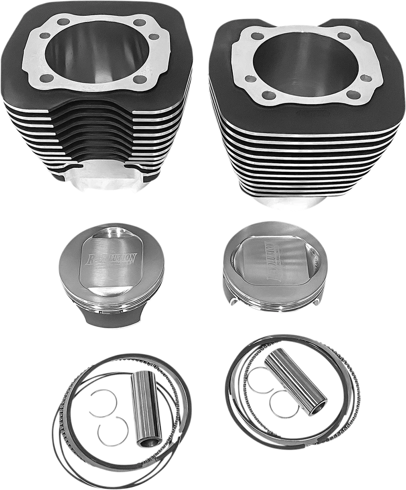 Kit Cilindro Performance Revolution 117" Fins Nere Evidenziate #RP201-171W - Immagine 1 di 1