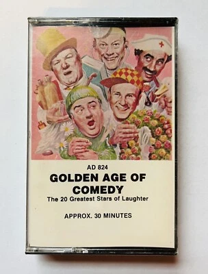 Golden Age Of Comedy The 20 Greatest Stars Of Laughter. Cassette New Old Stock. - Image 1 of 3
