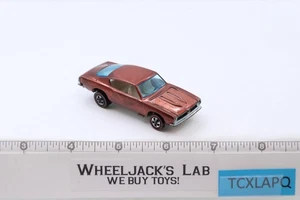 Custom Barracuda Copper w/White Interior 1967 1968 Redline Hot Wheels Mattel Vtg - Picture 1 of 1