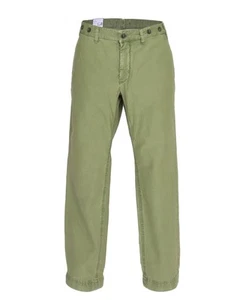 NWT EIDOS by ISAIA Napoli PANTS Beta Ciongoli green trousers Italy us 32 - Picture 1 of 4