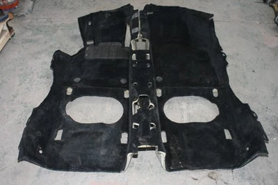 Alfombras interiores para piso cabina principal Porsche 986 Boxster 1997-2004 negras Foto 1 de 4