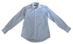 Pierre Cardin Slim Fit  Mens Beige Button Up Long Sleeve Shirt Small 14-14 1/2 - Picture 1 of 6